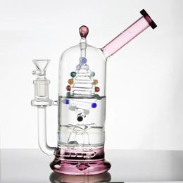 Glazen Bong Gene Tornado Dab Rig Waterpijp Recycler Waterpijp Pijpen Borosilicaatglas Shisha Met 14mm Gezamenlijke Kom