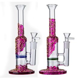 Glazen Bong Hockahs Waterpijp Recyler Dab Rigs en Perc Oil Dab Rigs 14mm Vrouwelijke Gezamenlijke Percolator WP533