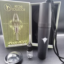 Verre BONG HoneyBird NC Vaporisateur Kit Hookah Outils fumeurs Factory Qualité originale Marchandises Direct Titane en céramique Quartz Astuce en option DAB DAB Kits d'eau Tuyau d'eau