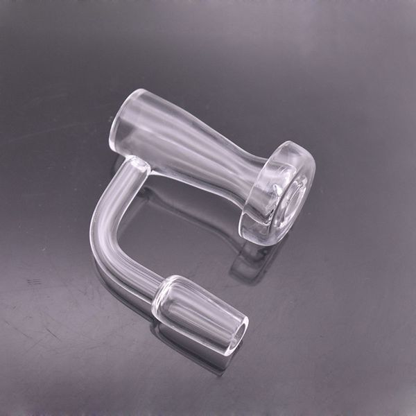 Accessoires de narguilé en verre Banger à quartz à bord biseauté avec trous d'air à tourbillon tournant 10 mm 14 mm 18 mm Terp Slurper Bangers Nails