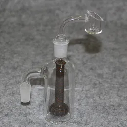 Bub de gobelet en verre Bong Bong 14 mm 18 mm m￢le ￠ femelle 45 90 degr￩s Ashcatcher Pipe de pipe ￠ eau Bubbler pour les bongs du narguil￩