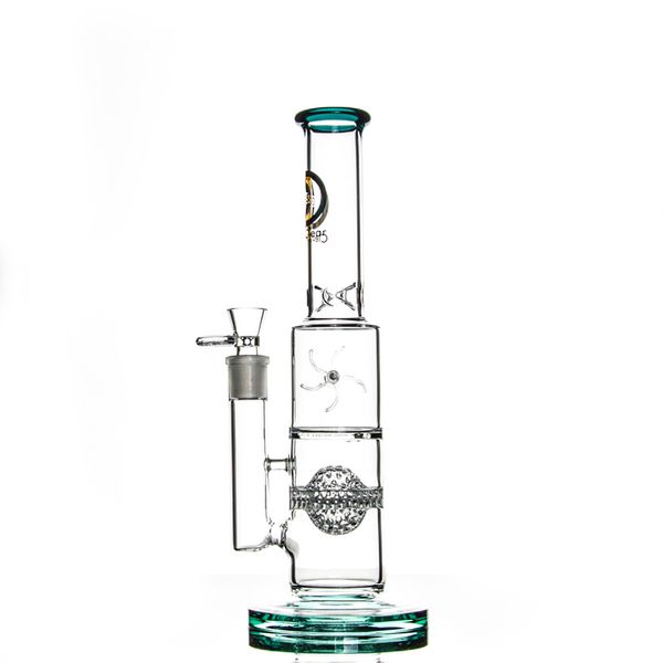 bang en verre Hookahs CCG Lacesphere to windmill perc Bongs Water Pipes with 18.8mm Joint