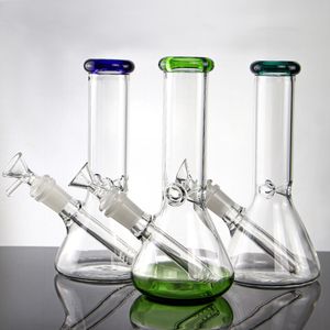 Bong de vidrio Taller Dab Rig Soporte Tubo de 7,9 pulgadas Tubos de agua Cachimba Vidrio Grueso Elefante Tubo difusor de tallo inferior para humo Bubbler Diseñador con tazón de 14 mm