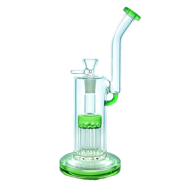 Bong de vidrio Tsunami Tree Tubería de agua Rosca interna de 14 mm