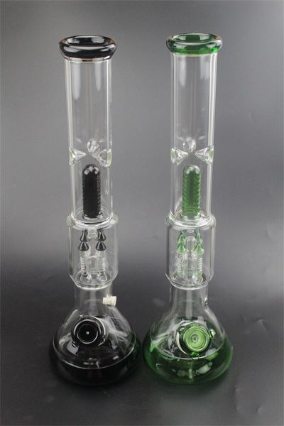 Verre Bong Eau Huile Dab Rig Narguilé Pipe avec Bol 14mm joint femelle Tabac Accessoires