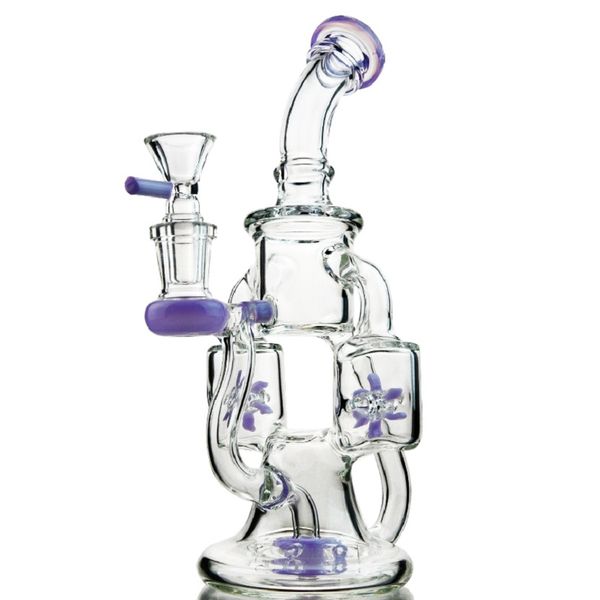 Bong en verre Pipe à eau Dab Rig 8,7 