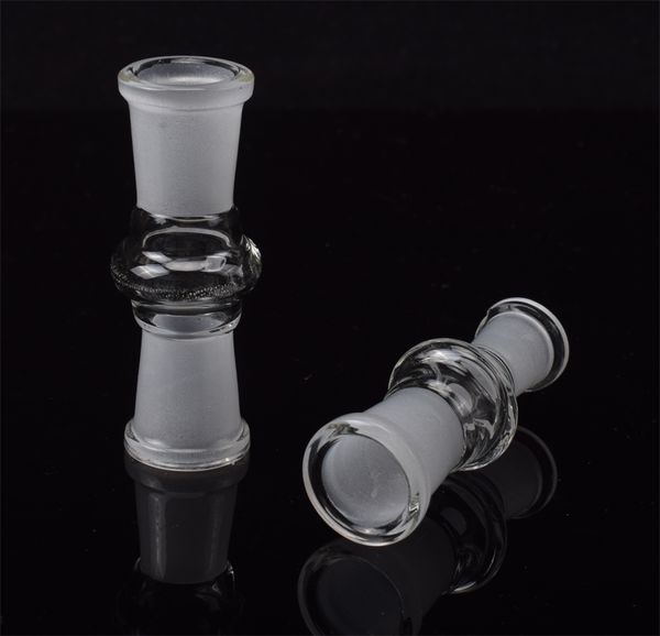 Verre Bongs Adaptateur Fabricant mélange taille 13 type convertisseur mâle à mâle joint pour plate-forme pétrolière tuyau d'eau barboteur deux taille livraison gratuite