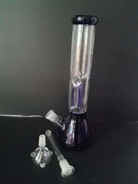 Bangs en verre à vendre 2016 bong en verre pas cher avec percolateur diffuseur bras arbre perc bécher bong livraison gratuite bong d'eau en verre H30CM