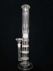 Bongs en verre vente chaude plates-formes pétrolières en verre dab rig main coup triple nid d'abeille percolateurs de cage à oiseaux fumer conduite d'eau en verre