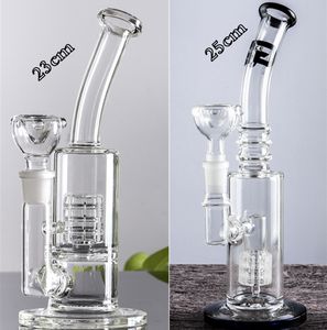 Bangs en verre narguilé avec matrice stéréo Pièce de percolateur Vapor Bubbler ashcatcher Pipe à eau multifonction Joint de 18 mm