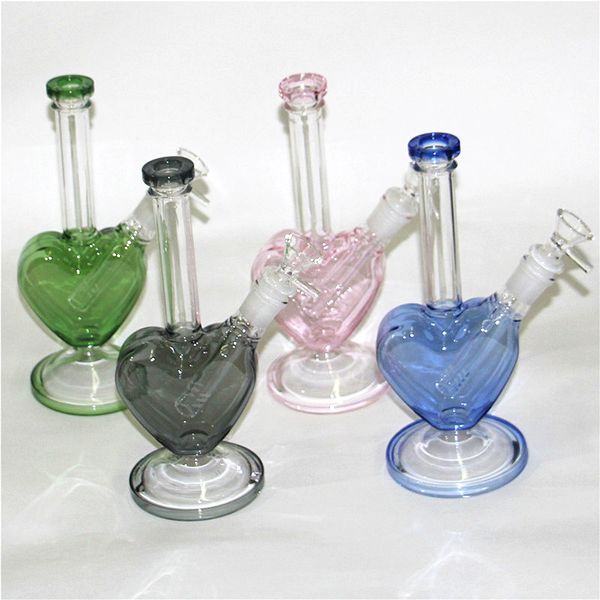 Bongs en verre Pipe à eau Heady Dab Rigs gros bang bécher Shisha Narguilés Récupérateur Catchers Concentré Tuyaux En Silicone