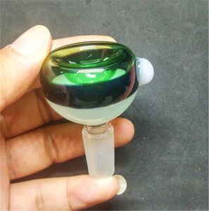 Bol en verre 14mm 18mm Taille Joint Smoking bols à sec Herb bol coloré pour les tuyaux en verre Bongs eau à la main