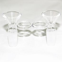 Glazen kom stuk voor bong trechter kommen roken quartz banger nagels 18mm 14mm mannelijke vrouwelijke hoofdy water pijpen dab rigs