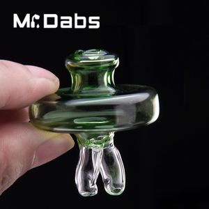 Glass Carb Cap Dual Directional Cap Accesorios para fumar para 25 mm OD Cuarzo Banger Nail Tuberías de agua Dabber Bongs Dab Oil Rigs