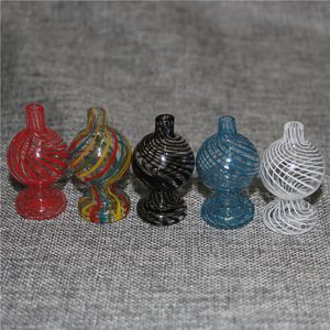 Smoking Glass Carb Cap per Banger al quarzo spesso dab rig chiodo senza cupola 10mm 14mm 18mm bangers al quarzo maschio femmina