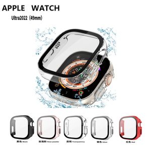 Verre + étui pour Apple Watch Ultra 49mm bracelet smartwatch PC pare-chocs + protecteur d'écran couverture trempé iwatch série bande accessoires