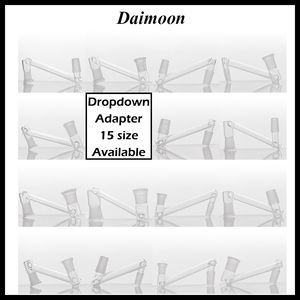 Glas Converteer DropDown Six Size Adapter Vrouw naar Man voor Water Pijp Bongs Great Toevoeging Elke booreiland