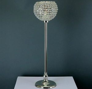 Bougeoir votif en cristal de verre, pièce maîtresse de mariage, décoration de la maison