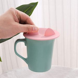 Couvercle de tasse en verre 12 pcs Cat Ear Silicone anti-poussière couvercles tasses à thé Housse de topper pour les couvercles de tasse de café pour les boissons cnim chaud