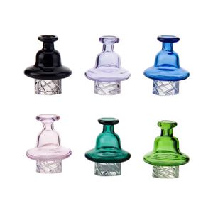 Glas DAB Vortex koolhydraten Cap Roaging Accessoires Spinner Cyclone Carbt Deksel voor kwarts Bangers Slide Domeless Dabber Rig Nails