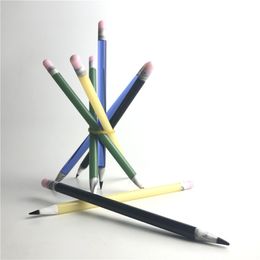 Glas Dabber Smoking Tools met 6 Inch Geel Groen Zwart Blauw Kleurrijk Dikke Pyrex Potlood Vaporizer Pen Oil Wax Dab Tool