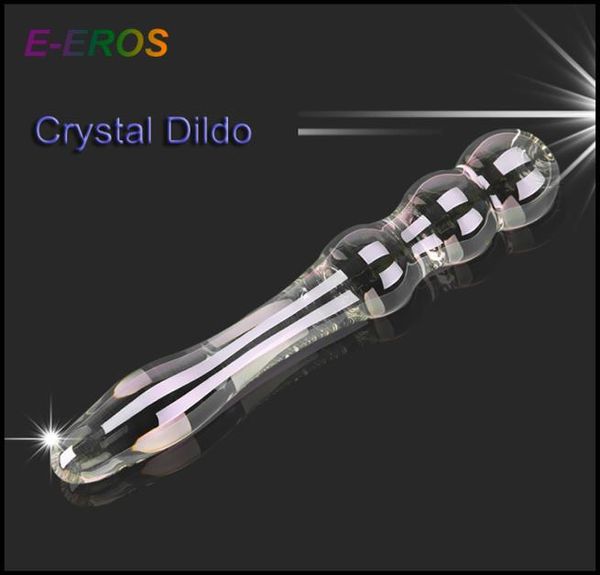 Glass Dildo Penis Cock Anal lesbien adultes Produits de sexe Toys pour femmes Masturbation féminine gay6292885