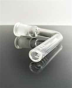 Glass Down Bar rookwaterpijp 14 mm Vrouwelijk Lo Pro Diffusie 90 graden met 6 uitsparingen