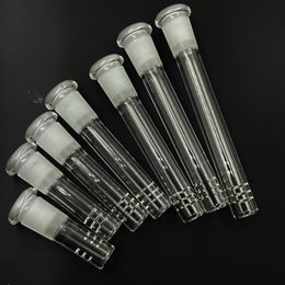 Tige en verre 14mm 18mm Mâle Femelle Tige Drop Down Adaptateurs Narguilés Pour Bongs D'eau Dab Rigs