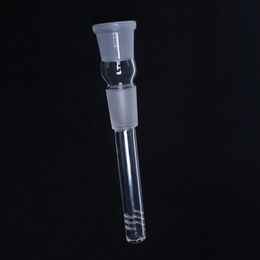 Diffuseur de tige en verre avec 6 coupes de tuyau de narguilé, adaptateur de réducteur femelle de 14 mm 18 mm lo pro tige descendante diffusée pour bécher en verre bong dab rig