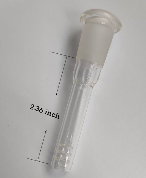 Adaptateur de fumer de tige en verre 18mm mâle à 14mm joint femelle pour bong en verre narguilés Dab Rigs