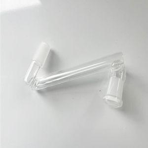 Glas Dropdown Reclaim Catcher Waterpijpen Drop Down Adapter 14mm 18mm Joint Size Male naar Femlae Voor Recycler Ash Catcher Dab olieplatforms Hook Dnph