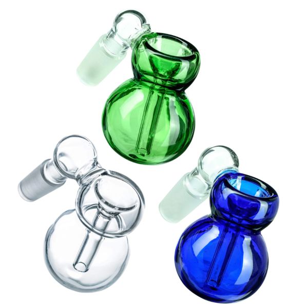 Filtre en verre Ash Catchers Bols Fumer Ashcatcher Slides Joint Adaptateur Catcher Collector 14mm 19mm Mâle Pour Bongs Narguilé Pipe À Eau