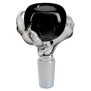 Glazen zware schuifrookkommen Dragon Claw dik 14 mm 18 mm mannelijk voor Bong Hookahs gewricht Bongs stuk tabakswatersleidingen