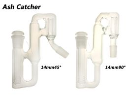 Accessoires pour narguilé en verre de Ash Catcher pour fumer bong et rig. 2 styles pour CA008