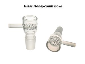 Accessoires de narguilé en verre de Honeycomb hurle pour fumer bong et rig. 2 styles pour BO002