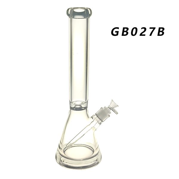 Bang/Rig/Bubbler en verre pour narguilé Hauteur : 16 pouces (50*9 mm) avec tige descendante et bol en verre GB027B