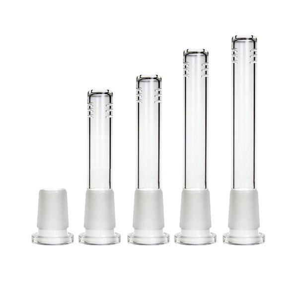 Verre Narguilé Bongs Downstem Pipe Diffuseur 18mm à 14mm Connecteur Adaptateur Tuyaux Pour 14mm Mâle Tuyau D'eau Souffle Diapositives