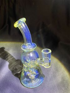 Plate-forme de narguilé en verre coloré avec joint slyme modifiable de 14mm, propre, de haute qualité, nouveau style