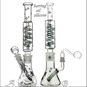 Narguilés en verre Bongs d'eau Heady Dab Rigs Pipe en verre Bubbler Percolateur Tuyaux d'eau avec joint de 14 mm