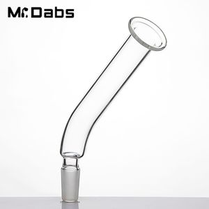 Embouchure en verre 136mm Longueur Accessoires pour fumeurs 14mm 18mm mâle pour Pipe à eau en verre Bong