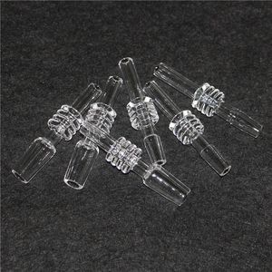 Accessoires pour fumeurs Nectar de verre avec embouts en quartz 10mm 14mm 18mm dab rigs capteurs de récupération de nectar en silicone