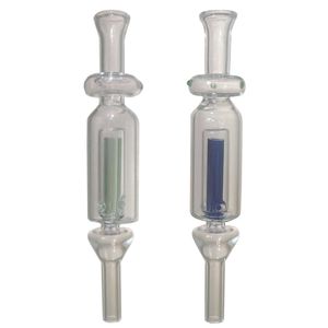 Verre NC fumer vapeur Dab embouts de paille tuyau tuyaux à main ensemble cercle monobloc recycler chaleur ongles outils de forage