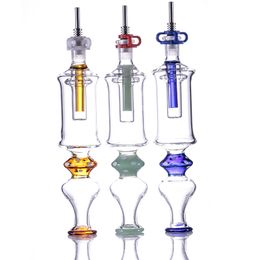 Glas Nector Collector met 10mm Titanium Nail Smoking Pipe voor Concentrate DAB Oil Bunner Hookah Kit