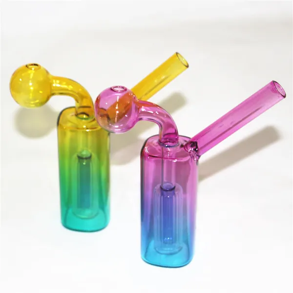 Brûleur d'huile en verre Bongs Pipe d'eau fumer bulles de nargues