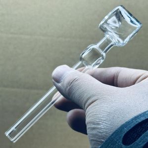 Verre brûleur à mazout tuyau Dab paille Tube fumer tuyaux brûleurs à mazout Banger bol ongles tuyaux à main dispositif pour fumer