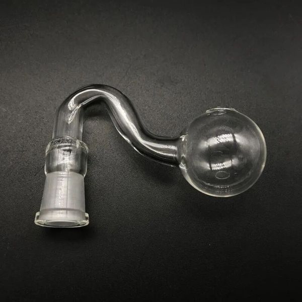 Correo de aceite de vidrio Tubo tubos de fumar 10 mm 14 mm 18 mm Masculino macho Femenino Bubbler Quemador para agua burbujeadora bong