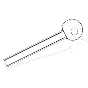 Glazen oliebranderpijp dik mini 4 inch rookgereedschapaccessoires