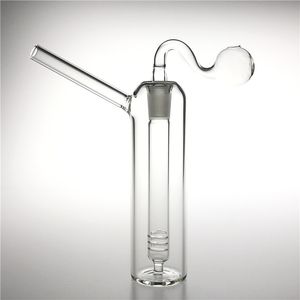 6,7 pouces 14mm verre femelle brûleur à mazout bong conduites d'eau narguilé avec brûleurs mâles tuyau épais capiteux recelyer plates-formes pour fumer