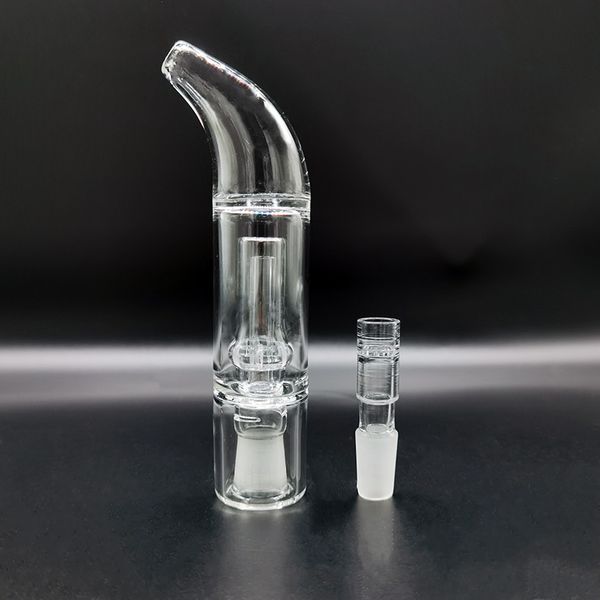 Pipe de verre Budgie 2.0 Adaptateur d'outil de bulle d'eau Taille de 14 mm 18 mm Calyx incurvé PVHEGONG GON