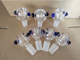 Pipes en verre Fumer du narguilé soufflé Fabrication Bangs soufflés à la main Nouvel adaptateur d'ampoule en verre épaissi